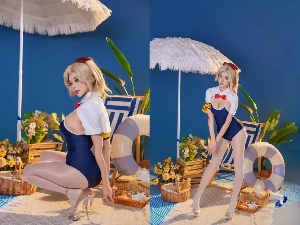 奈汐酱nice&奶桃桃 – 夏纪 [100P1V-2.56GB]